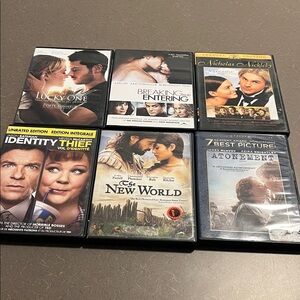 Collection of 6 Movie DVDs